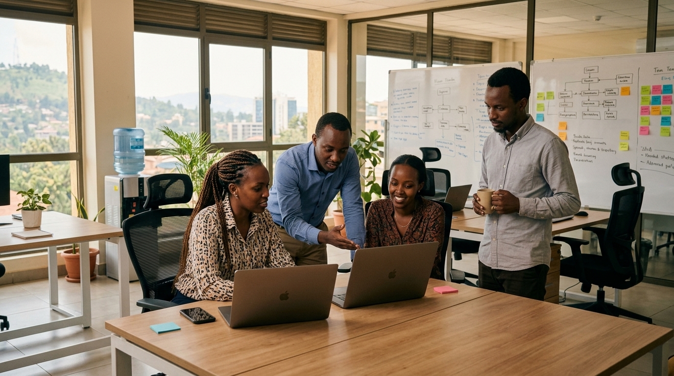NexVireon team working in Kigali